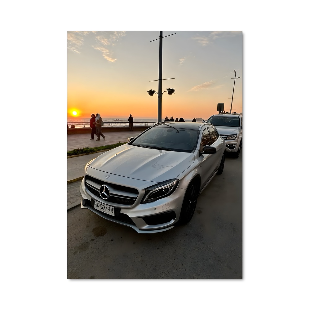 Poster superbe GLA AMG – affiche Mercedes